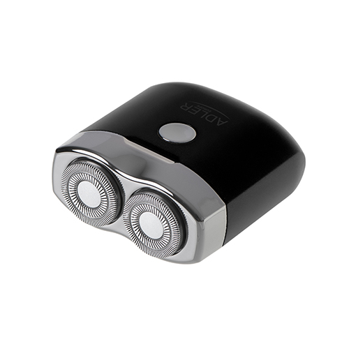 Cestovný holiaci strojček Adler - USB s 2 hlavami